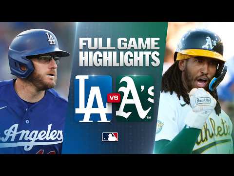 DODGERS vs. ATHLETICS: Official Full Recreation Highlights (June 29) | 2026 MLB Season (Shohei Ohtani)