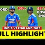 India vs England 1st T20 Match Full Highlights 2026 India vs England 1st T20 Match Full Highlights 2026