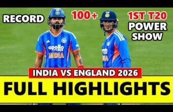 India vs England 1st T20 Match Full Highlights 2026