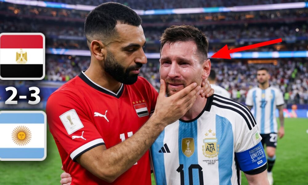Argentina vs Egypt Highlights  3-2 | Messi Crying For happiness💔 🔥