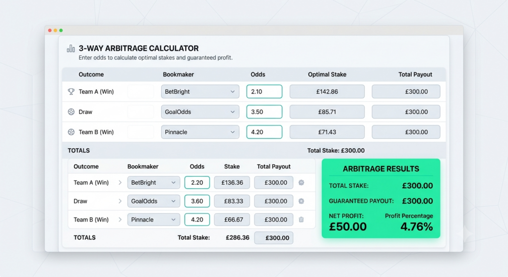 sports betting arbitrage 2