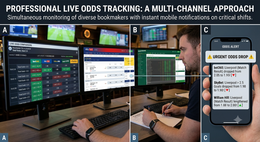 Dropping odds live