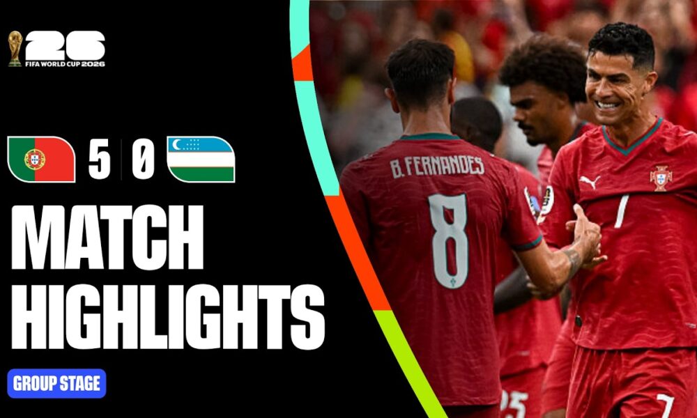Highlights | Portugal 5-0 Uzbekistan | FIFA World Cup 2026™ Highlights | Portugal 5-0 Uzbekistan | FIFA World Cup 2026™