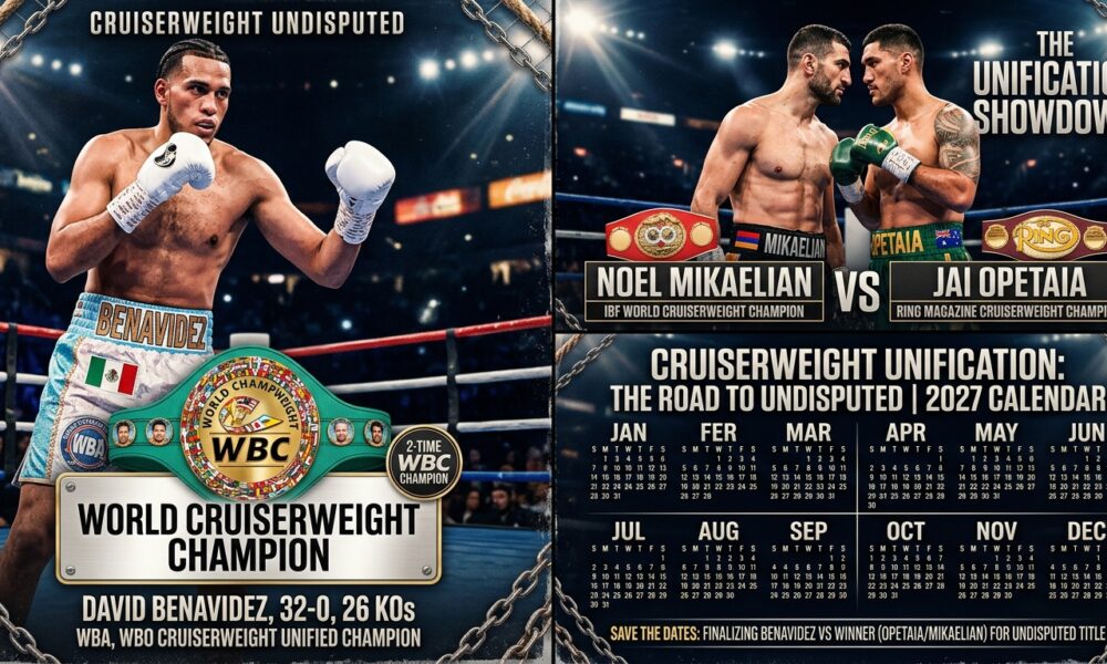 World champion plans to disrupt Jai Opetaia vs David Benavidez fight by beating both | Boxing News